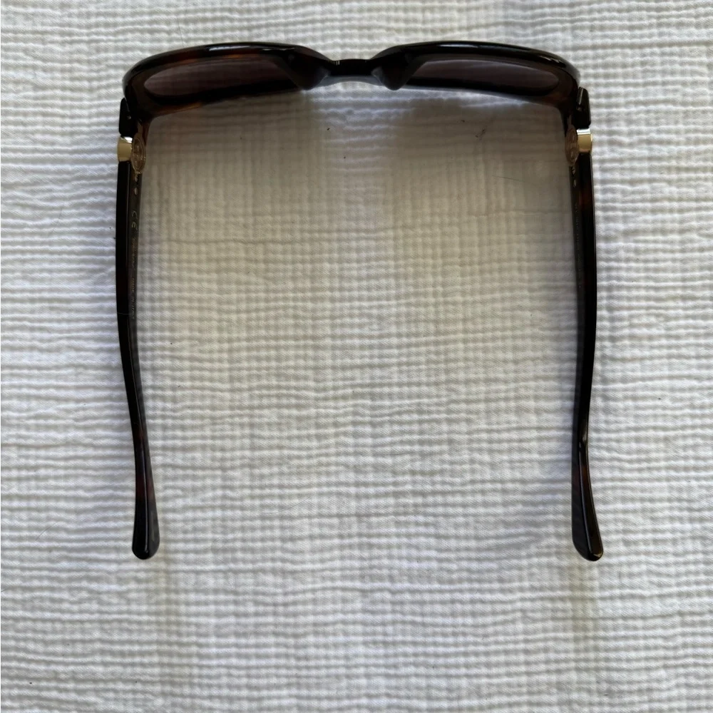 NWT Chopard Brown Sunglasses with Floating Diamonds and Gold Accents - Picture 12 of 13